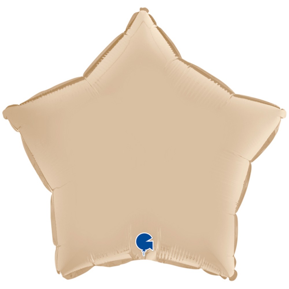 Personalizate - Balon Folie Stea Ivory 46cm cu Heliu