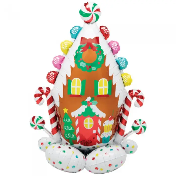 Baloane de Crăciun - Balon Casă de Turtă Dulce pentru Crăciun