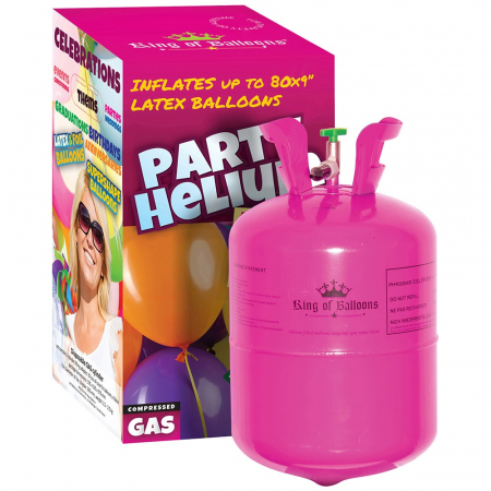 Decorațiuni - Butelie cu Heliu pentru 80 Baloane
