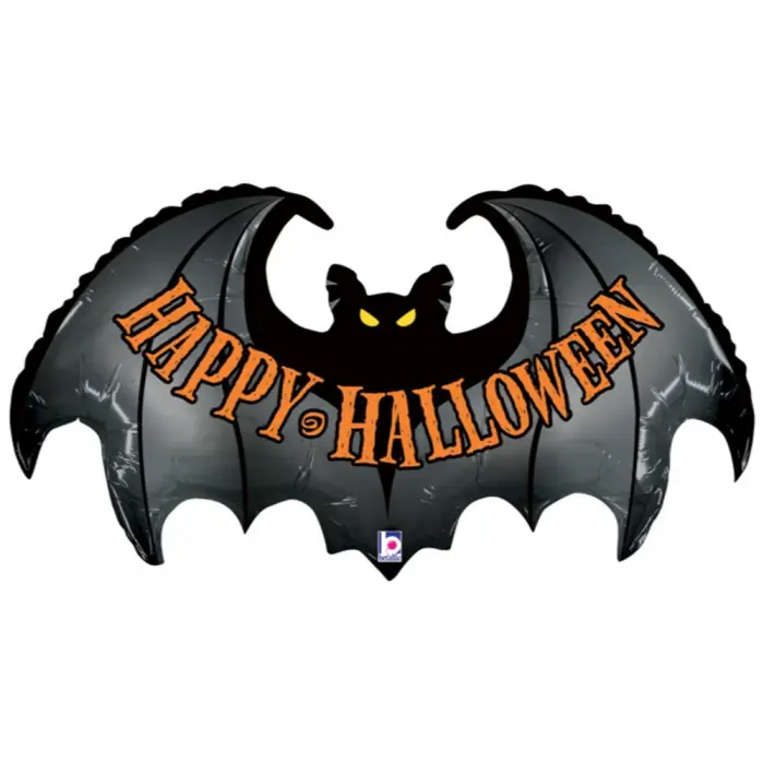 Personalizate - Balon Folie Figurina Liliac Happy Halloween 99cm