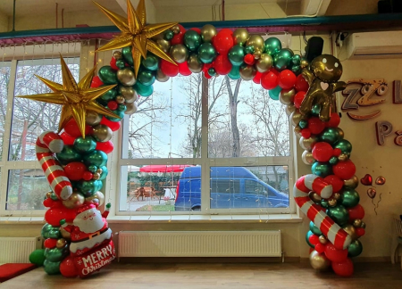 Ocazii - Ghirlandă din Baloane pentru Crăciun