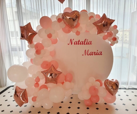 Decorațiuni - Photo Corner Fetita pentru Botez