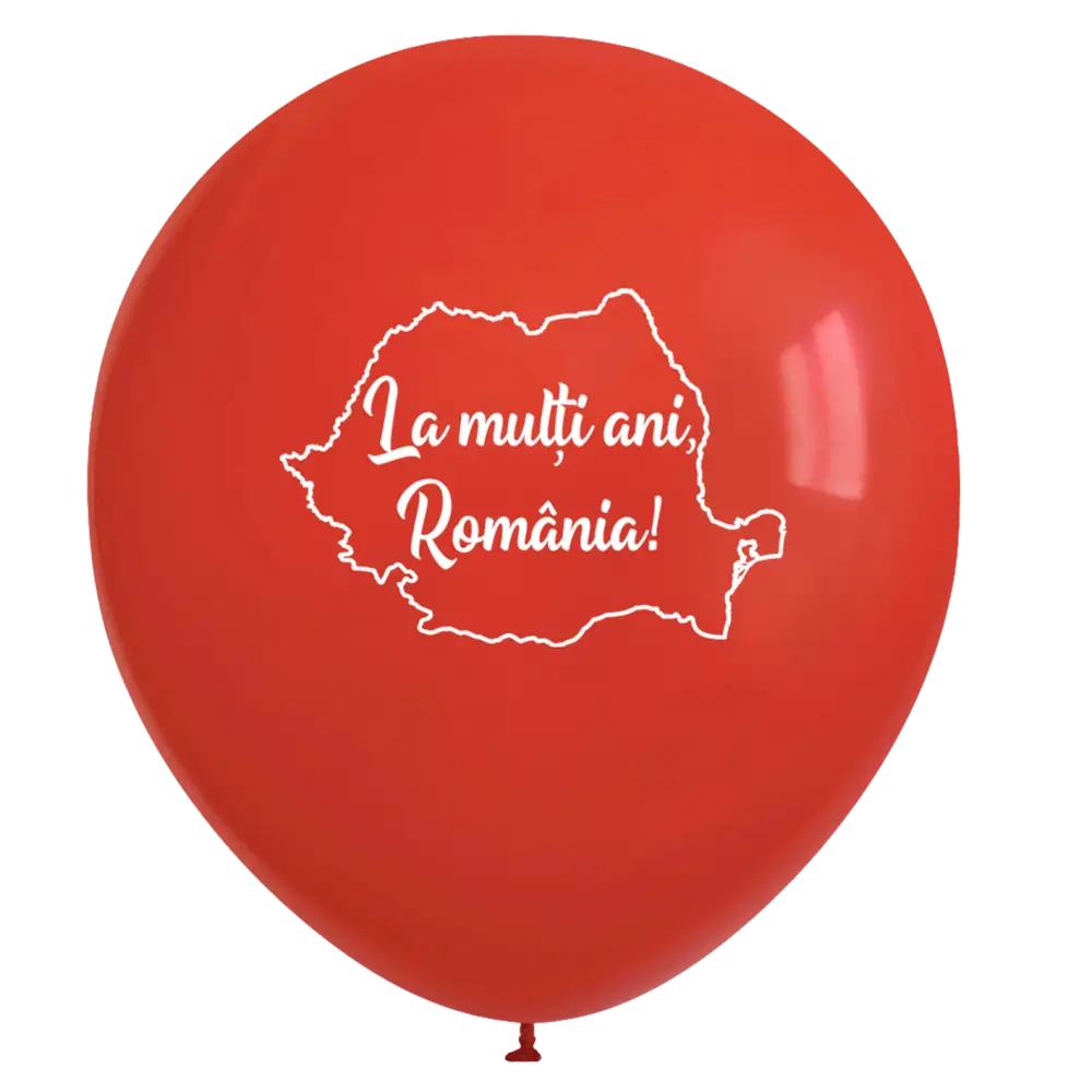 Set 100 Baloane Tricolor "La Mulți Ani România" + 100 Bete și Rozete Plastic [3]