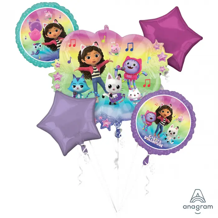 Personalizate - Set Baloane cu Heliu Gabby's Dollhouse Cloud