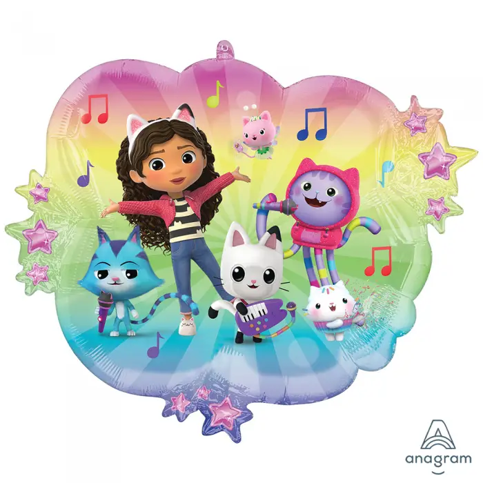 Personalizate - SuperShape Balon cu Heliu Gabby's Dollhouse Cloud