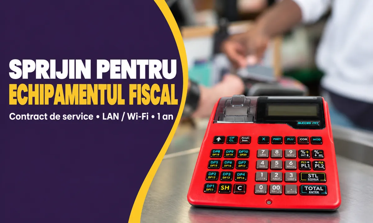 Contract de service pentru casa de marcat cu transmitere server ANAF prin LAN / Wi-Fi valabil 1 an - Bannat — avantaj în utilizare