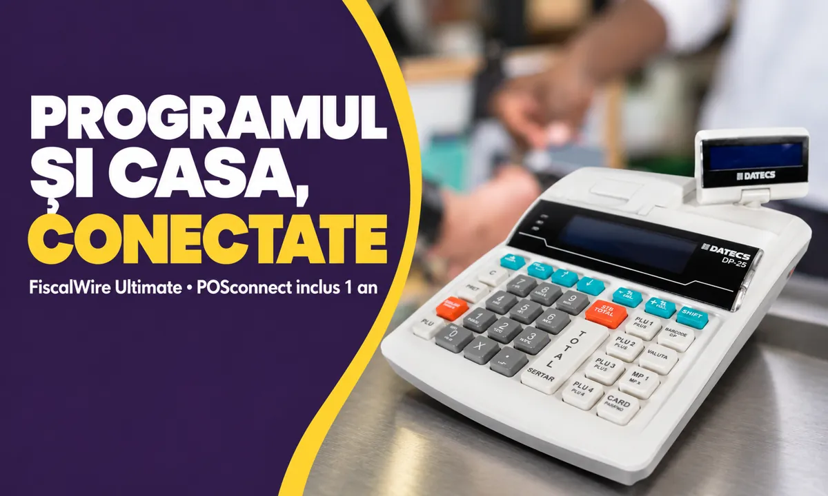 Licenta Fiscal Wire ULTIMATE (Include 1 Licenta Fiscal Wire - posconnect - conectare POS bancar, valabila 1 an) - FiscalWire — avantaj în utilizare