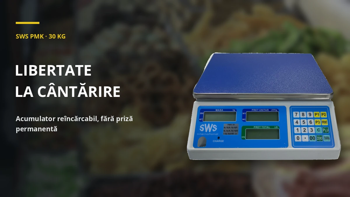 SWS PMK · 30 KG — libertate la cântărire