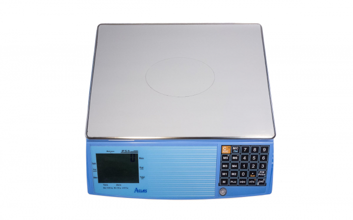 Cantar electronic comercial, Aclas PS6, 15 Kg, verificare metrologica, acumulator [4]