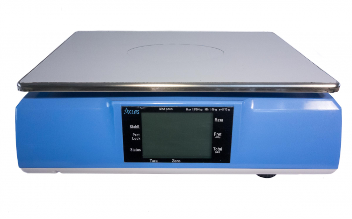 Cantar electronic comercial, Aclas PS6, 15 Kg, verificare metrologica, acumulator [5]