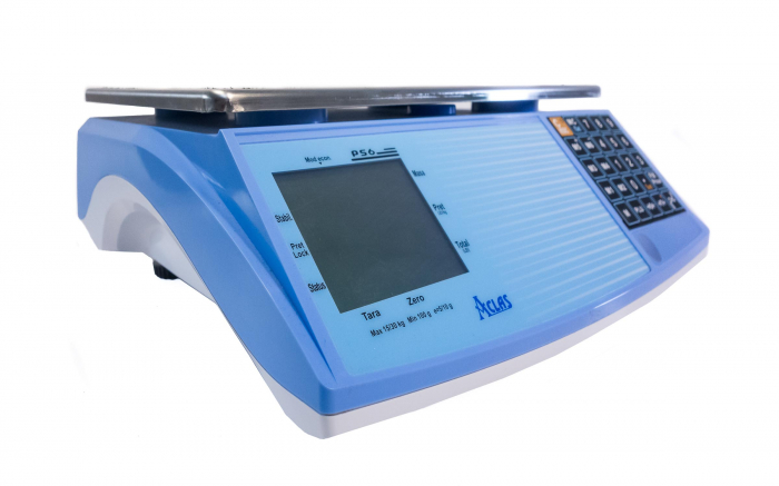 Cantar electronic comercial, Aclas PS6, 15 Kg, verificare metrologica, acumulator [3]
