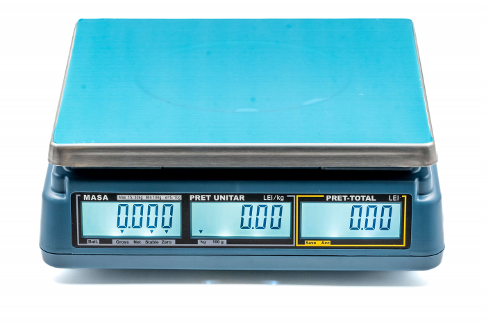 Cantar electronic omologat Partner RAB 30 Kg, verificare metrologica, acumulator [3]