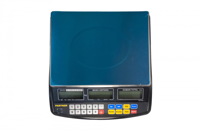 Cantar electronic omologat cu numarare Partner NOB, verificare metrologica, acumulator, 3Kg [5]