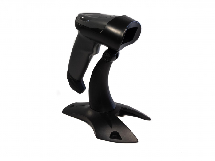 Cititor coduri de bare HPRT N100, 2D, cu stand, USB, negru [3]