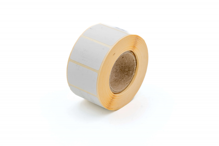 Etichete autoadezive termice in rola, 38 x 25 mm, albe, 1000 etichete / rola [3]