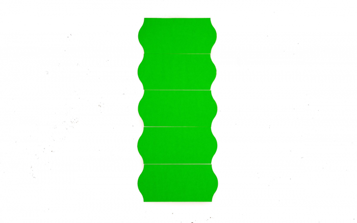 Etichete pret, dimensiune 26x12mm, colturi rotunjite, 1500 buc/rola, verde [6]