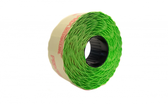 Etichete pret, dimensiune 26x12mm, colturi rotunjite, 1500 buc/rola, verde [3]