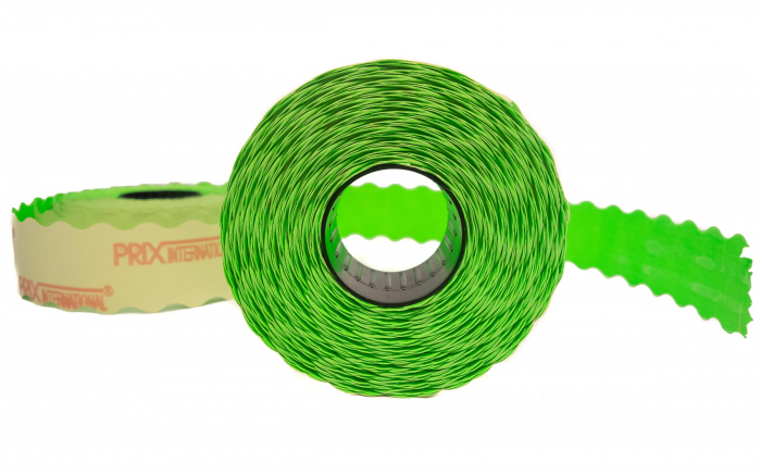 Etichete pret, dimensiune 26x12mm, colturi rotunjite, 1500 buc/rola, verde [5]