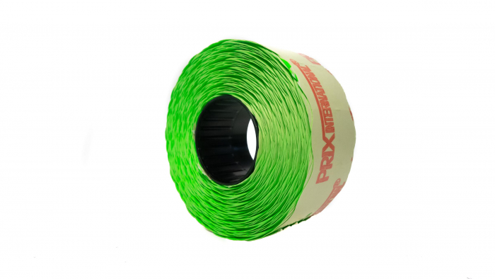 Etichete pret, dimensiune 26x16mm, margini rotunjite, 1000 buc/rola, verde [2]