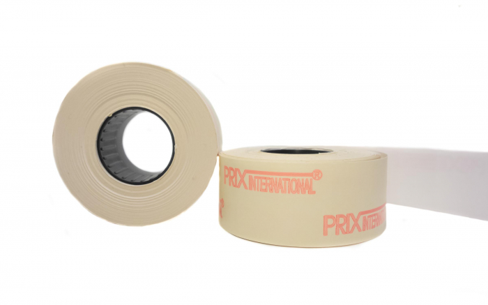 Etichete pret in rola, 26x16mm, colturi drepte, 1000 buc/rola, alb [5]