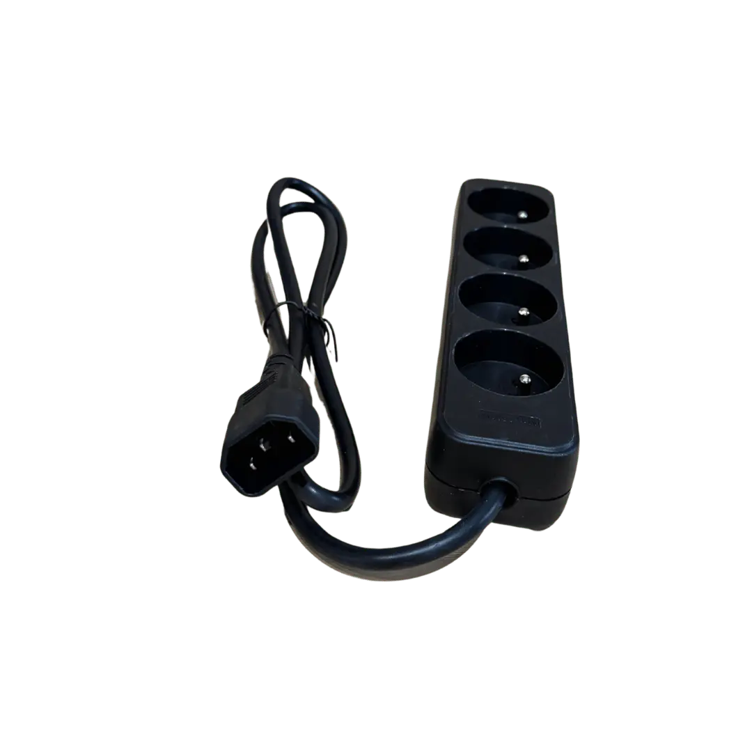 Prelungitor pentru UPS Lanberg 4 prize 1m Negru [3]