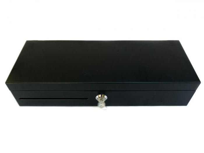 Sertar de bani, FT460,  carcasa metalica, compatibil cu case de marcat, negru [11]