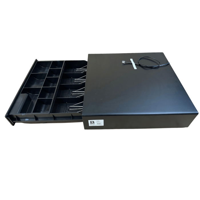 Sertar pentru bani Standard Large, compatibil cu case de marcat, negru [3]