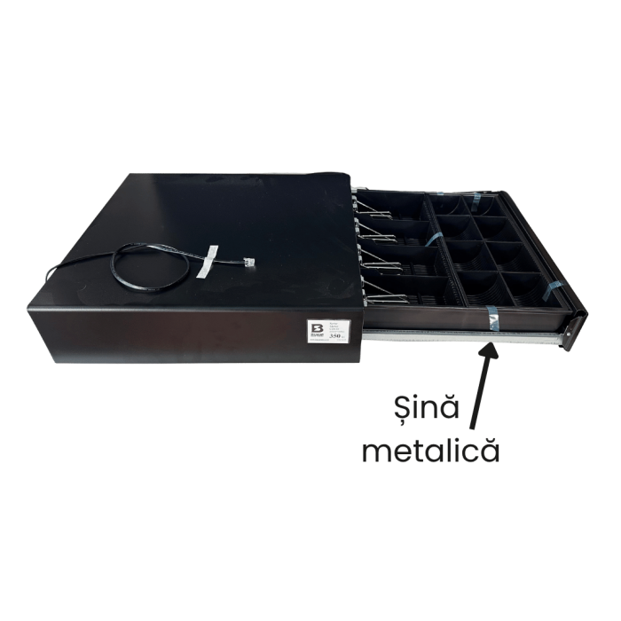 Sertar pentru bani Strong Large, compatibil cu case de marcat, negru [2]