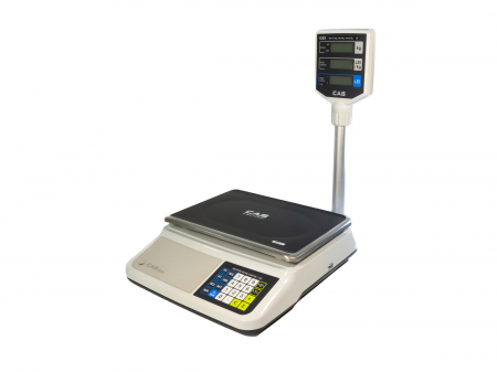 Cantar electronic comercial, CAS PRII 30CP, 30 Kg, cu RS232, afisaj pe brat, verificare metrologica, acumulator [2]