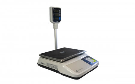 Cantar electronic comercial, CAS PRII 30CP, 30 Kg NC, afisaj pe brat, verificare metrologica, acumulator [1]