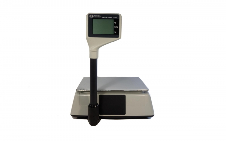 Cantar electronic comercial cu brat, Elicom S300, 30 Kg, cu RS232, acumulator, verificare metrologica [4]