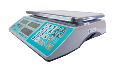 Cantar electronic comercial, SWS RTS-02, 30 Kg, acumulator, verificare metrologica [1]