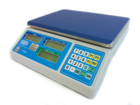 Cantar electronic comercial, SWS PMK, 15 Kg, verificare metrologica, acumulator [2]