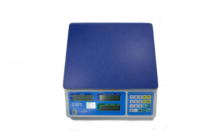 Cantar electronic comercial, SWS PMK, 30 Kg, verificare metrologica, acumulator [3]