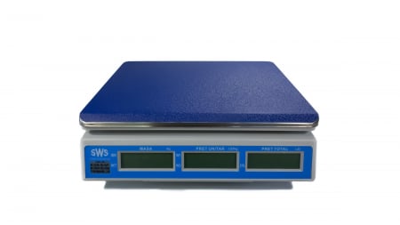 Cantar electronic comercial, SWS PMK RS232, 30 Kg, verificare metrologica, conectare PC sau casa de marcat, acumulator [4]