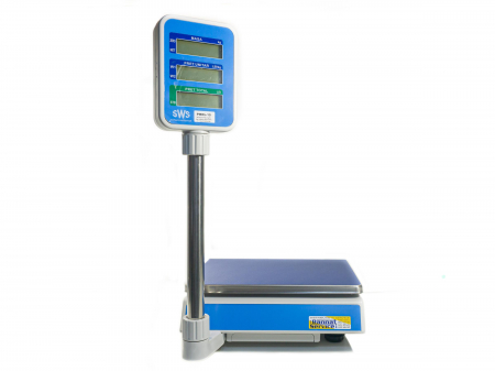 Cantar electronic comercial, SWS PMKL cu brat, RS232, 30 Kg, verificare metrologica, conectare PC sau casa de marcat, acumulator [3]