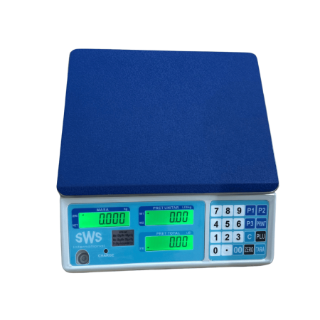 Cantar electronic comercial SWS,tip RTS 15 Kg, acumulator, verificare metrologica [4]