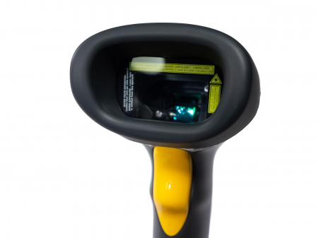 Cititor coduri de bare, Zebra Symbol LS2208, 1D, cu stand, USB, negru SECOND HAND [4]