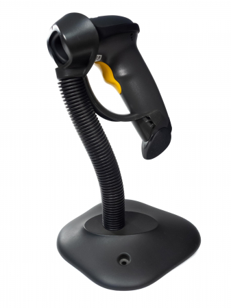 Cititor coduri de bare, Zebra Symbol LS2208, 1D, cu stand, USB, negru SECOND HAND [5]