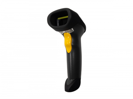 Cititor coduri de bare, Zebra Symbol LS2208, 1D, cu stand, USB, negru SECOND HAND [1]
