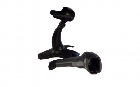 Cititor coduri de bare HPRT N100, 2D, cu stand, USB, negru [3]