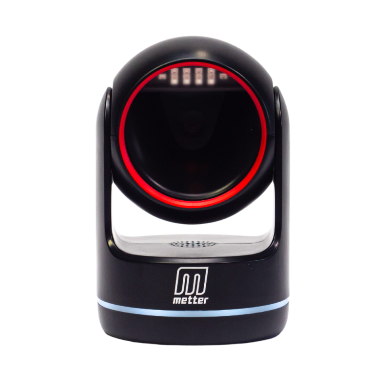 Cititor coduri bare / scanner - Cititor coduri de bare Metter DS2400, 2D, USB, negru