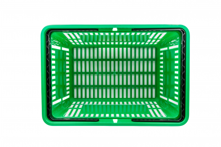 Cos plastic pentru magazin, verde [1]
