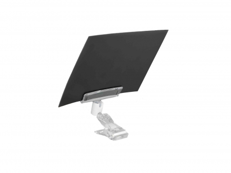 Eticheta inscriptibila neagra cu suport transparent [3]