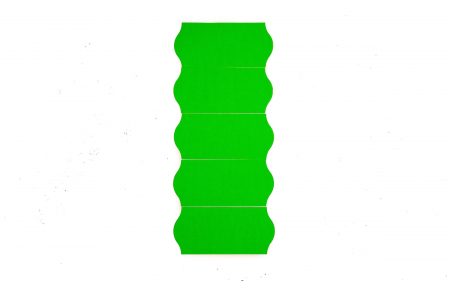 Etichete pret, 26x12mm, colturi rotunjite, 1500 buc/rola, verde [5]