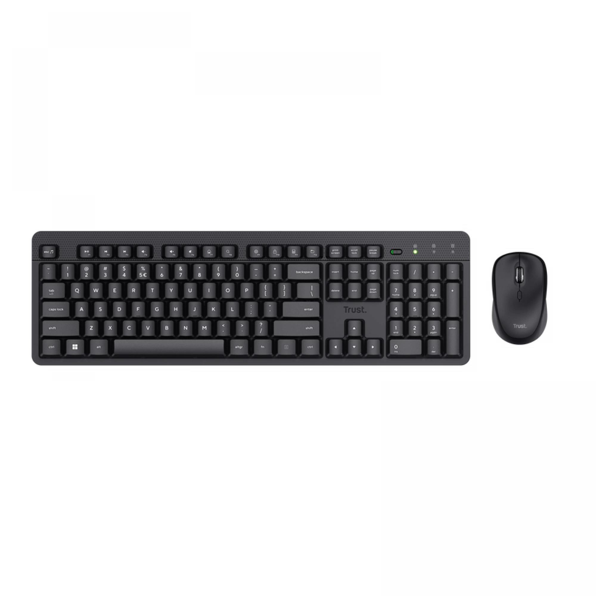 Accesorii IT - Kit tastatura si mouse Wireless,USB,negru