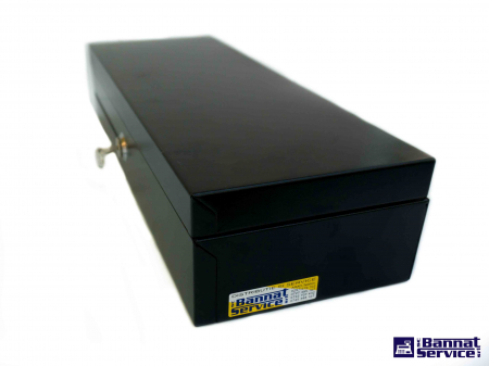 Sertar de bani, FT460,  carcasa metalica, compatibil cu case de marcat, negru [4]