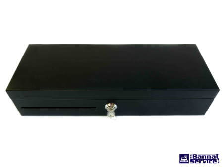 Sertar de bani, FT460,  carcasa metalica, compatibil cu case de marcat, negru [1]
