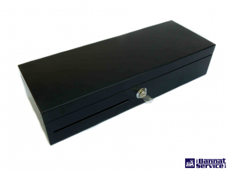 Sertar de bani, FT460,  carcasa metalica, compatibil cu case de marcat, negru [2]
