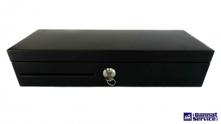 Sertar de bani - Sertar de bani, FT460,  carcasa metalica, compatibil cu case de marcat, negru